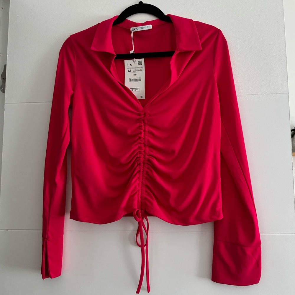 Zara - Dark Hot Pink Shirt